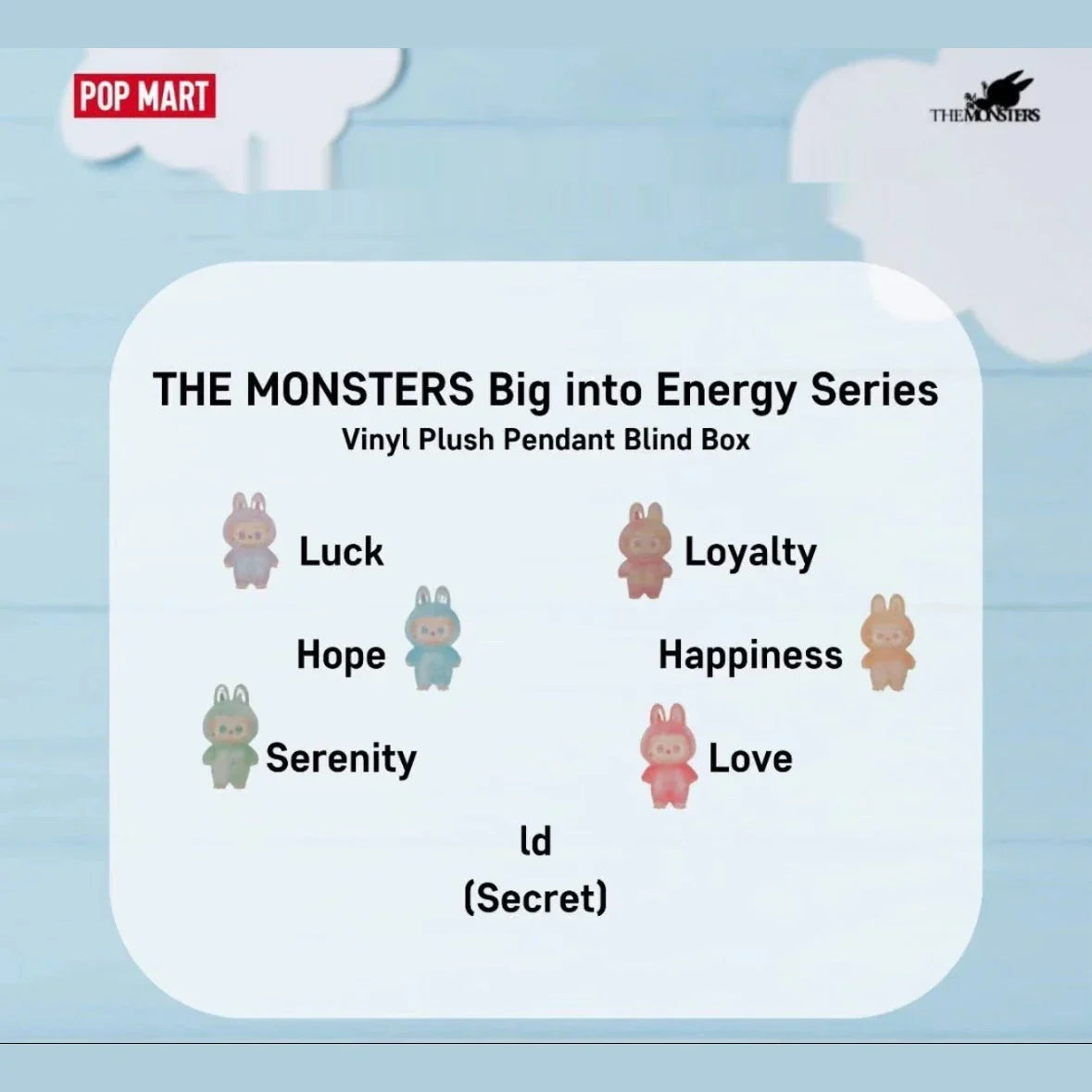 Labubu V3 Big Energy Keychain Doll