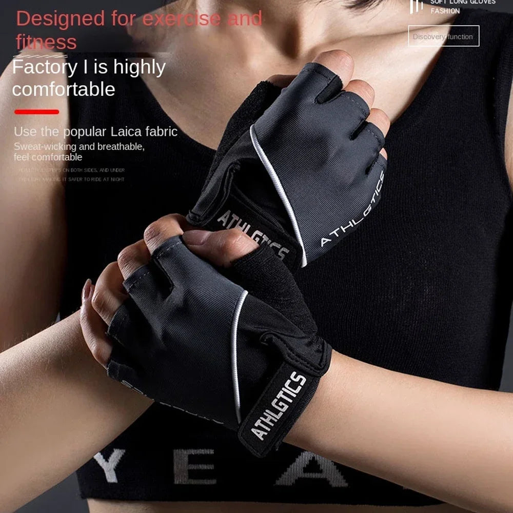 Breathable Fingerless Gym Gloves