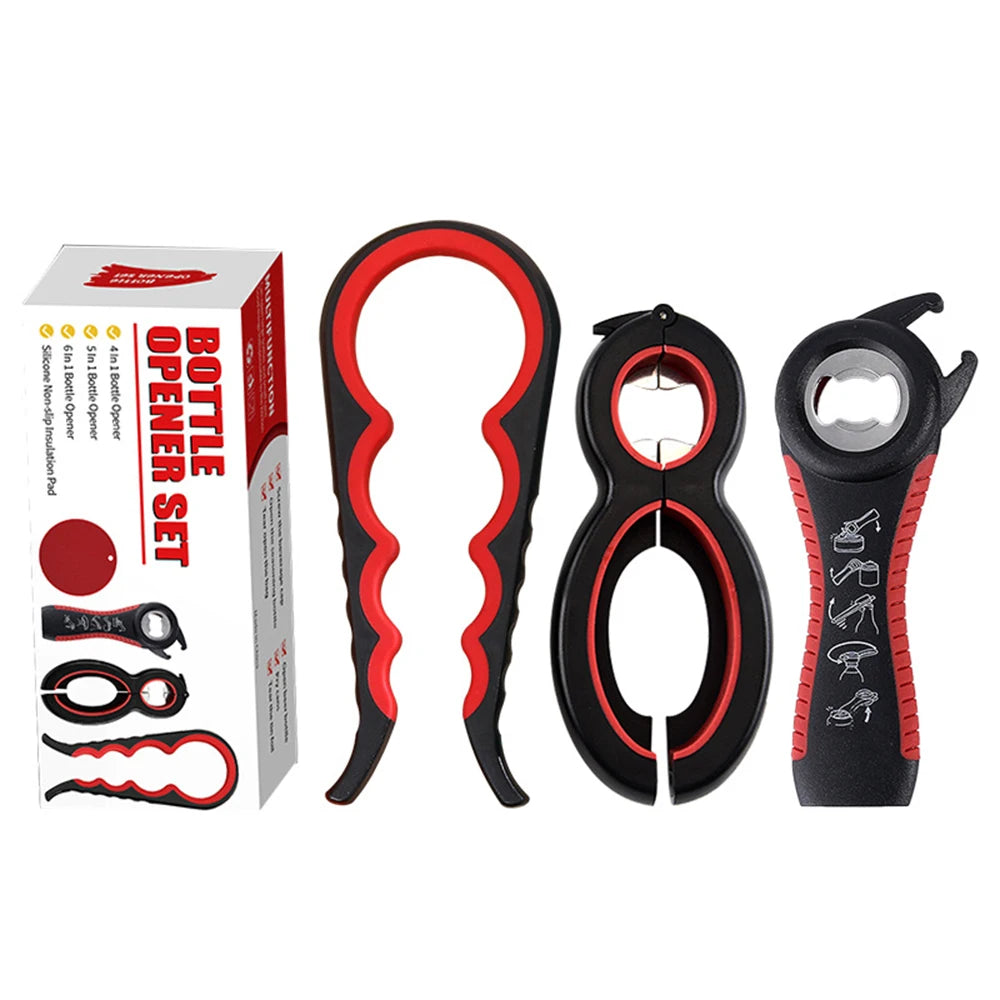 Multi-Functional 4-in-1 Can & Bottle Opener