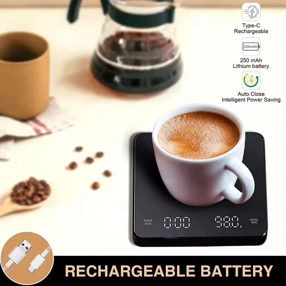 KC2 USB Rechargeable Coffee Scale