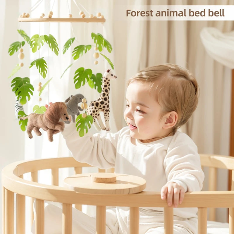 Felt Animal Baby Crib Mobile