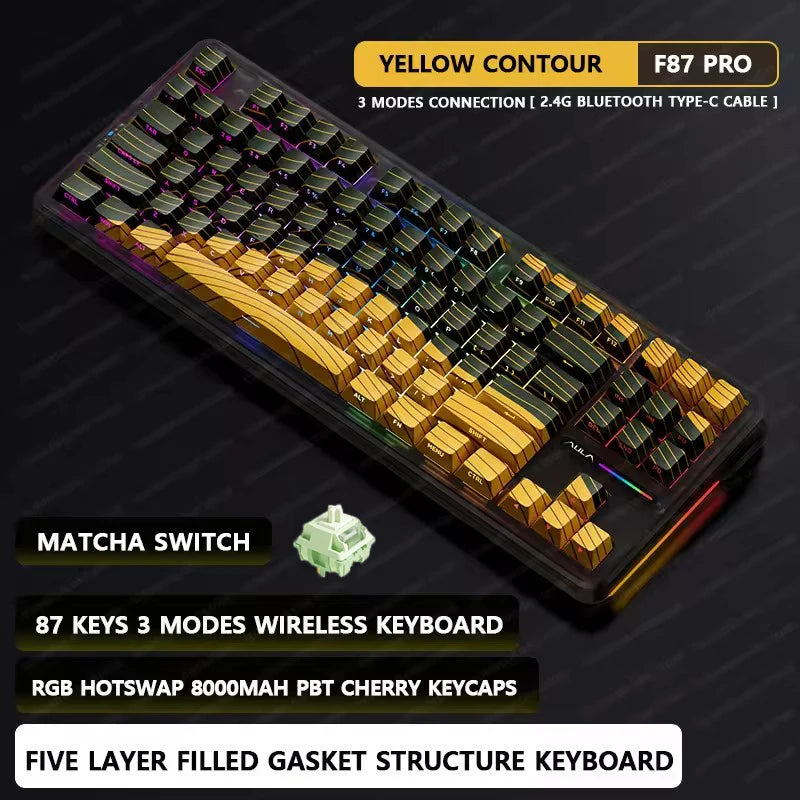 AULA F87Pro Mechanical Gaming Keyboard