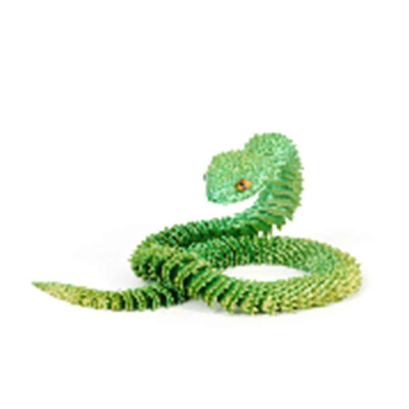 3D Printed Colorful Snake