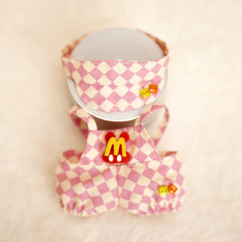 Yoocour Labubu Checkerboard Tennis Outfit