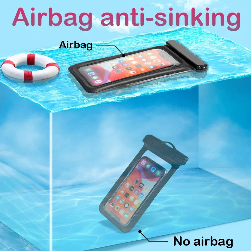 Floating Airbag Waterproof Phone Case