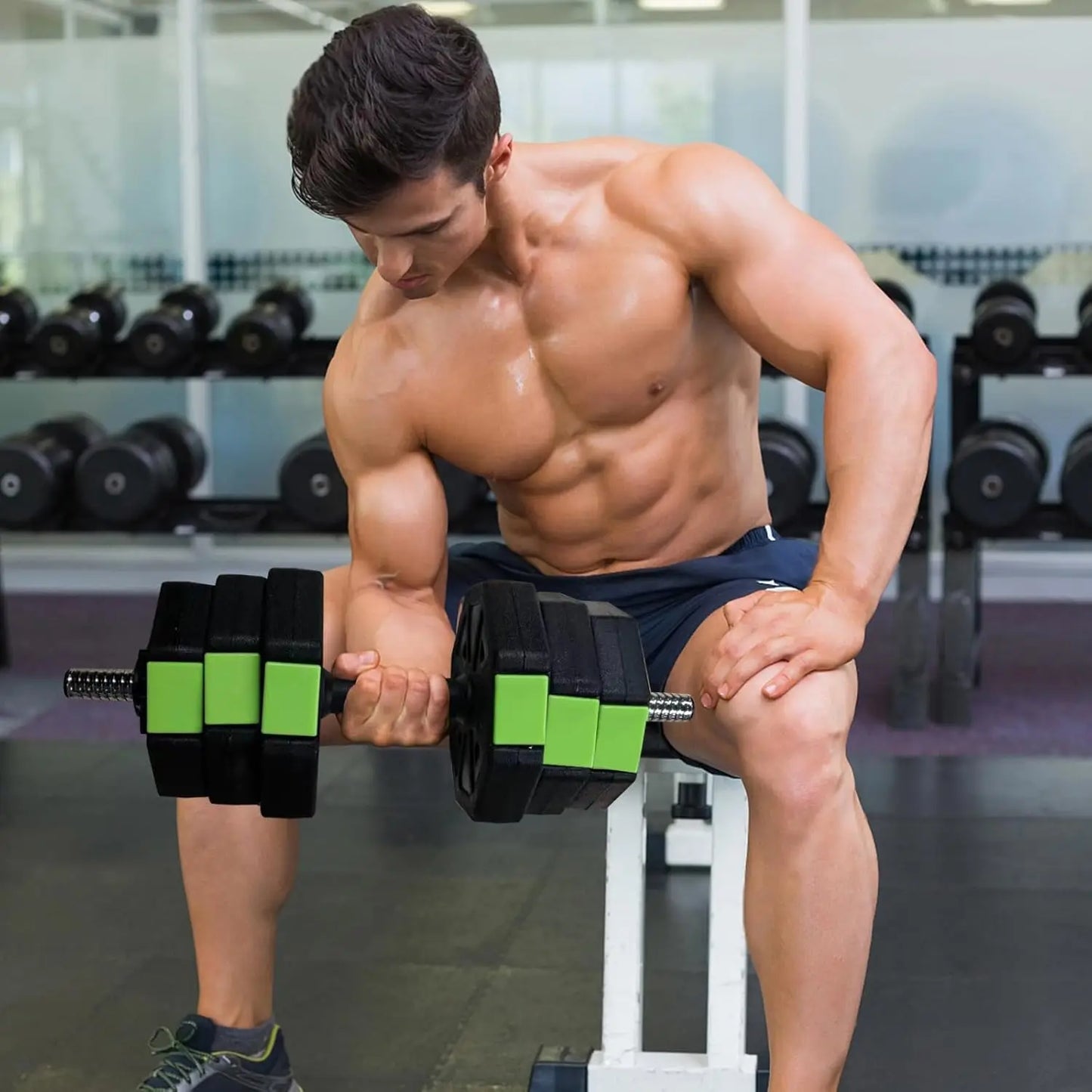 4-in-1 Adjustable Dumbbell Set