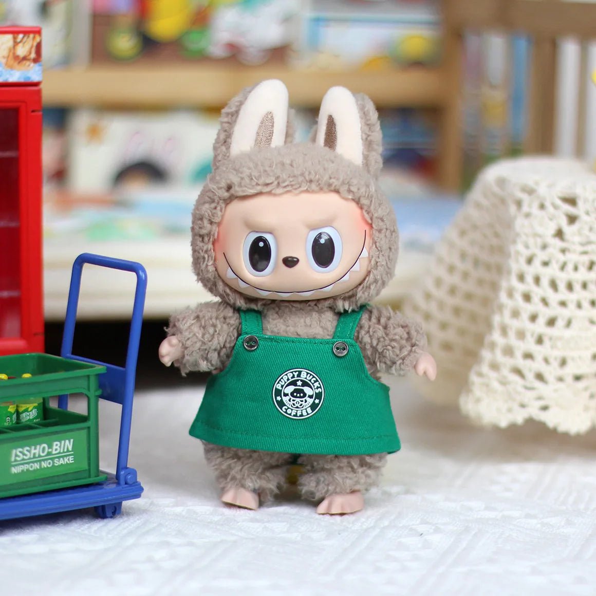 Labubu French Fries Apron Set