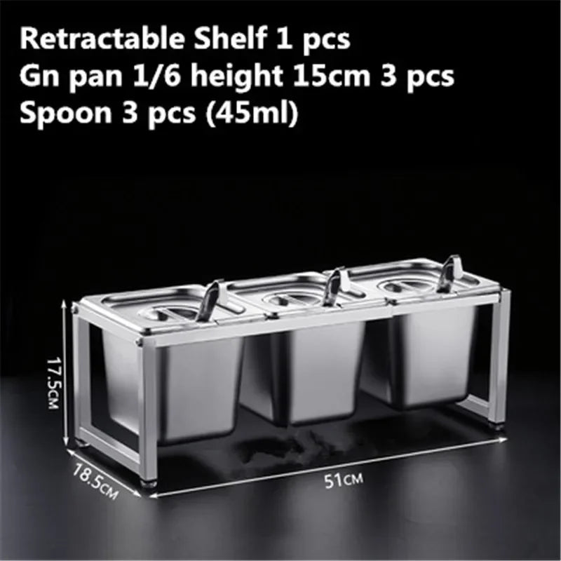 Stainless Steel Seasoning Box