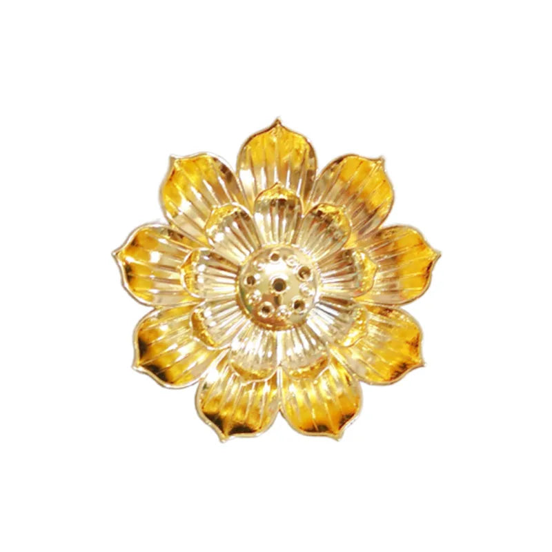 Alloy Lotus Incense Burner