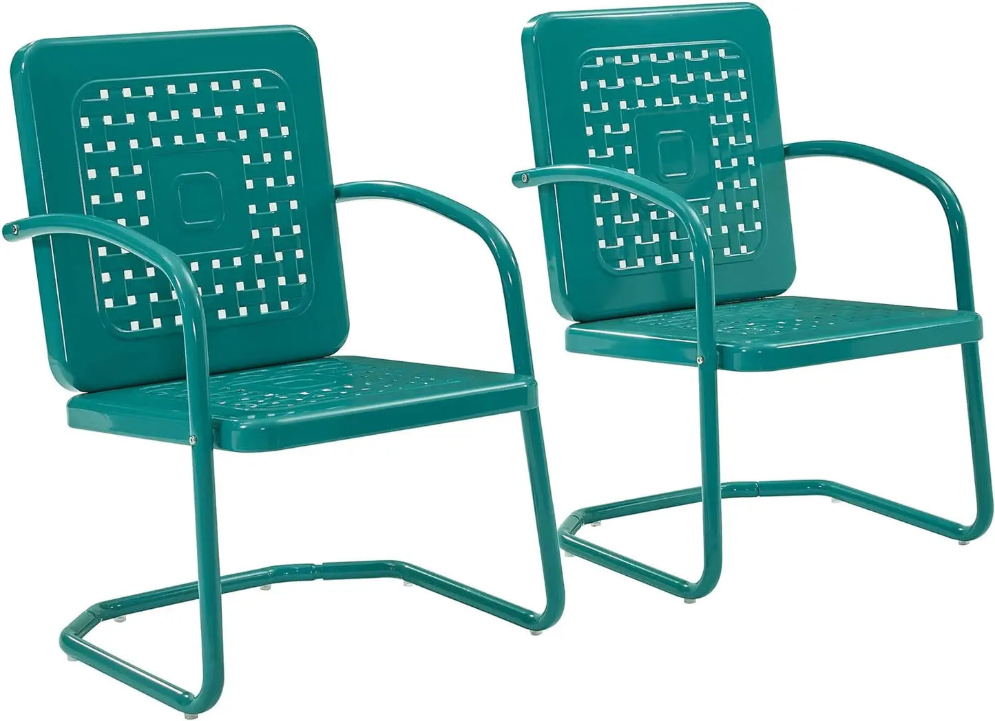 2-Piece Retro Patio Chairs