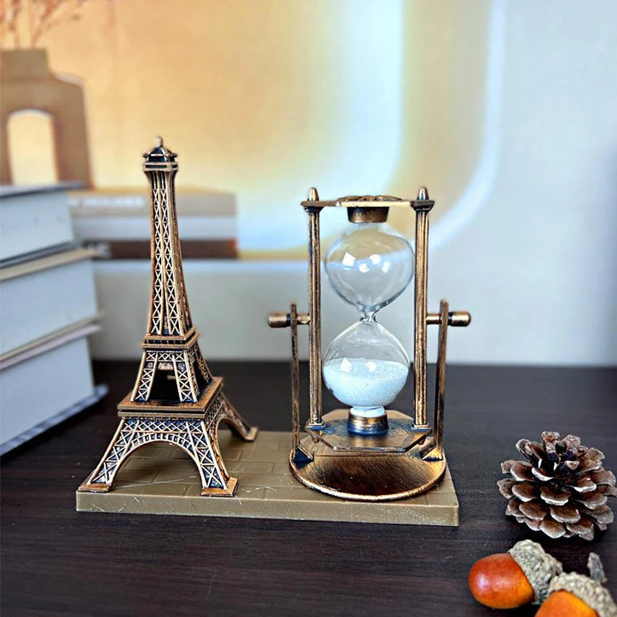 Vintage Eiffel Tower Hourglass