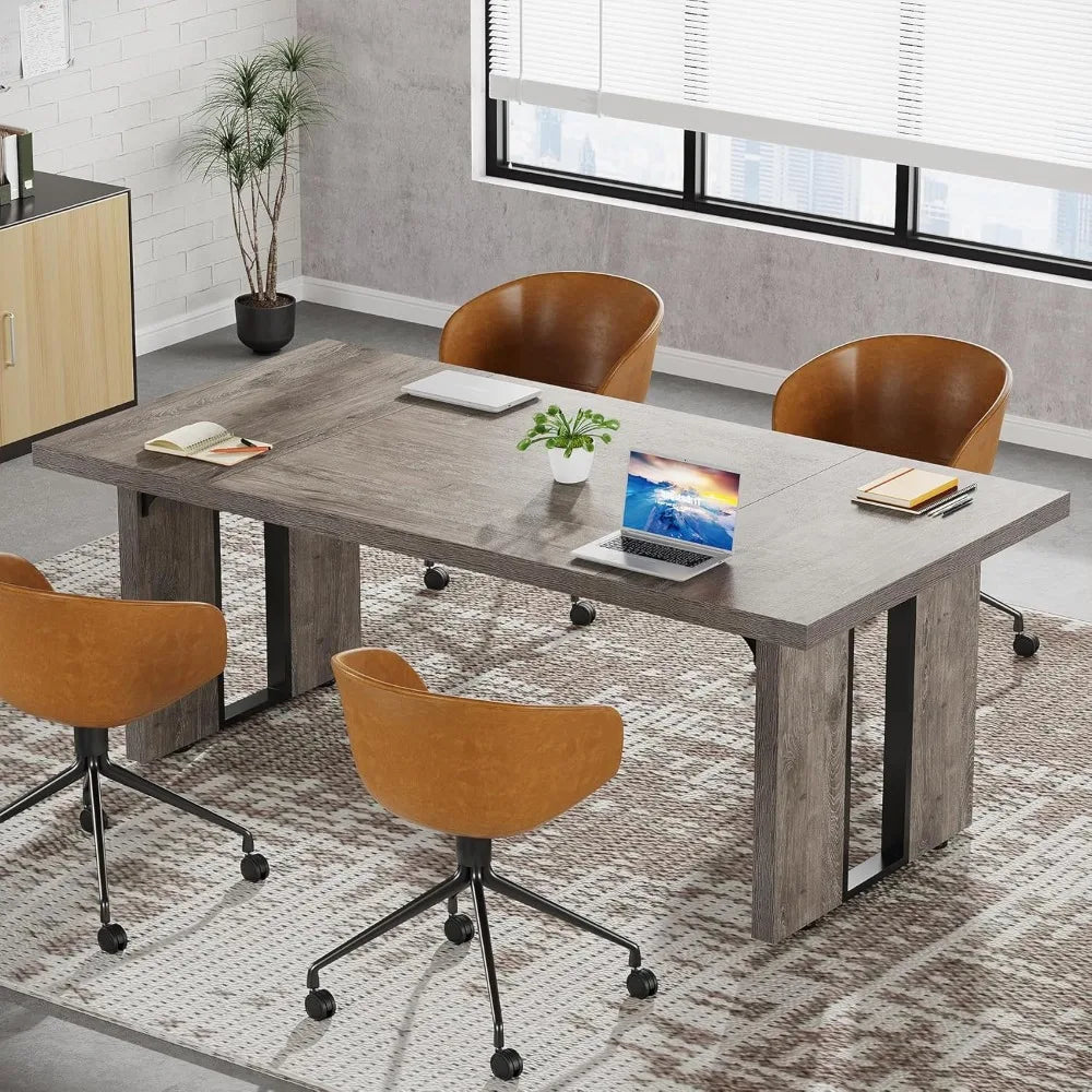 MKDK 70.9-Inch Executive Office Desk
