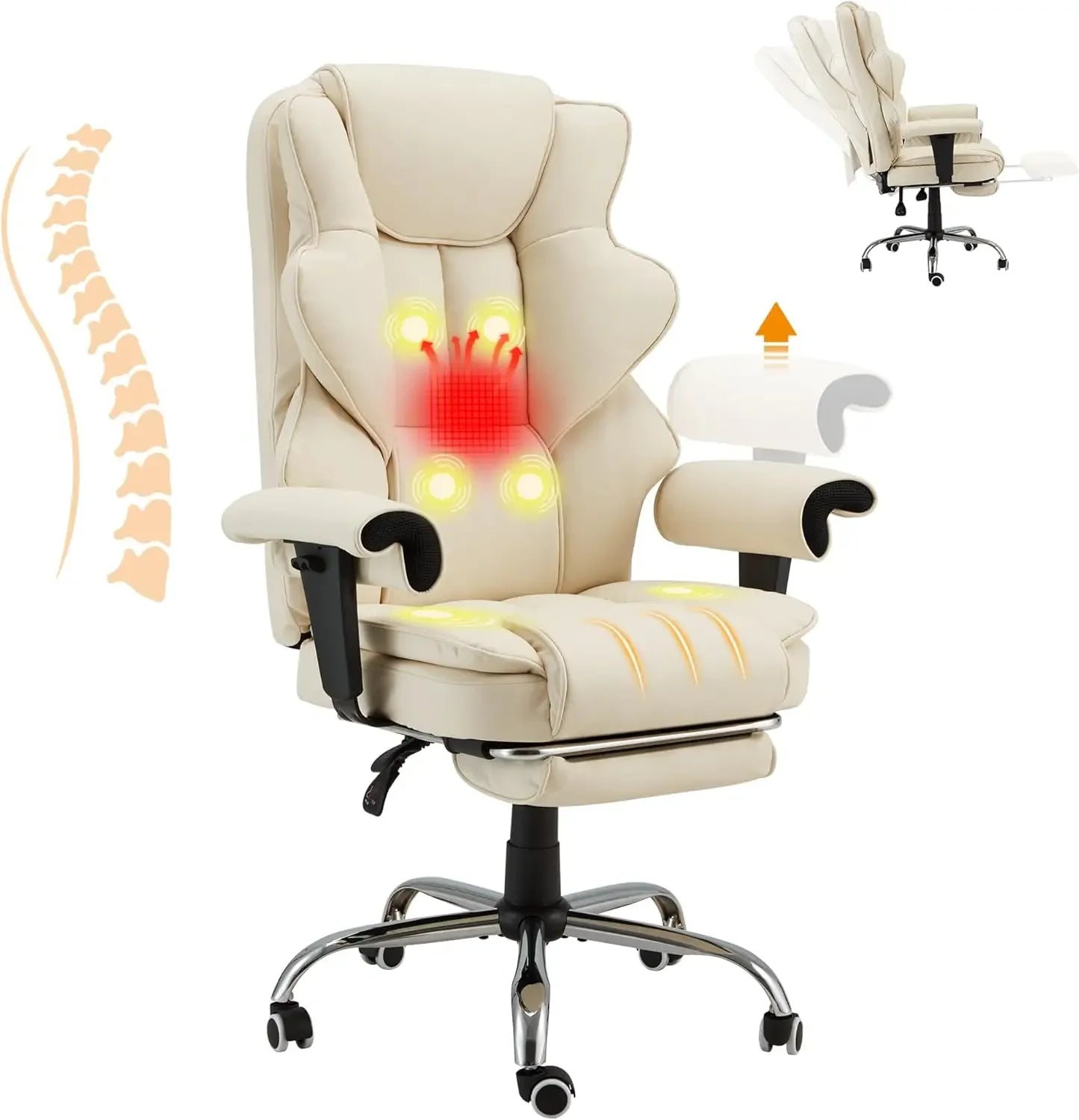XMSJ 6-Point Massage Executive Chair
