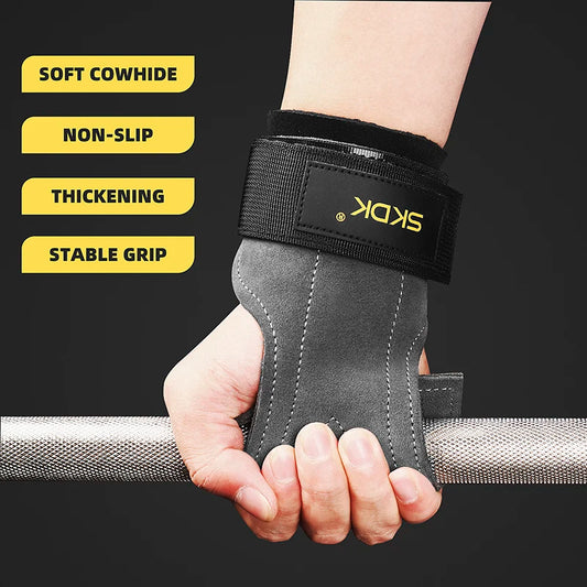 SKDK Cowhide Gym Palm Grips
