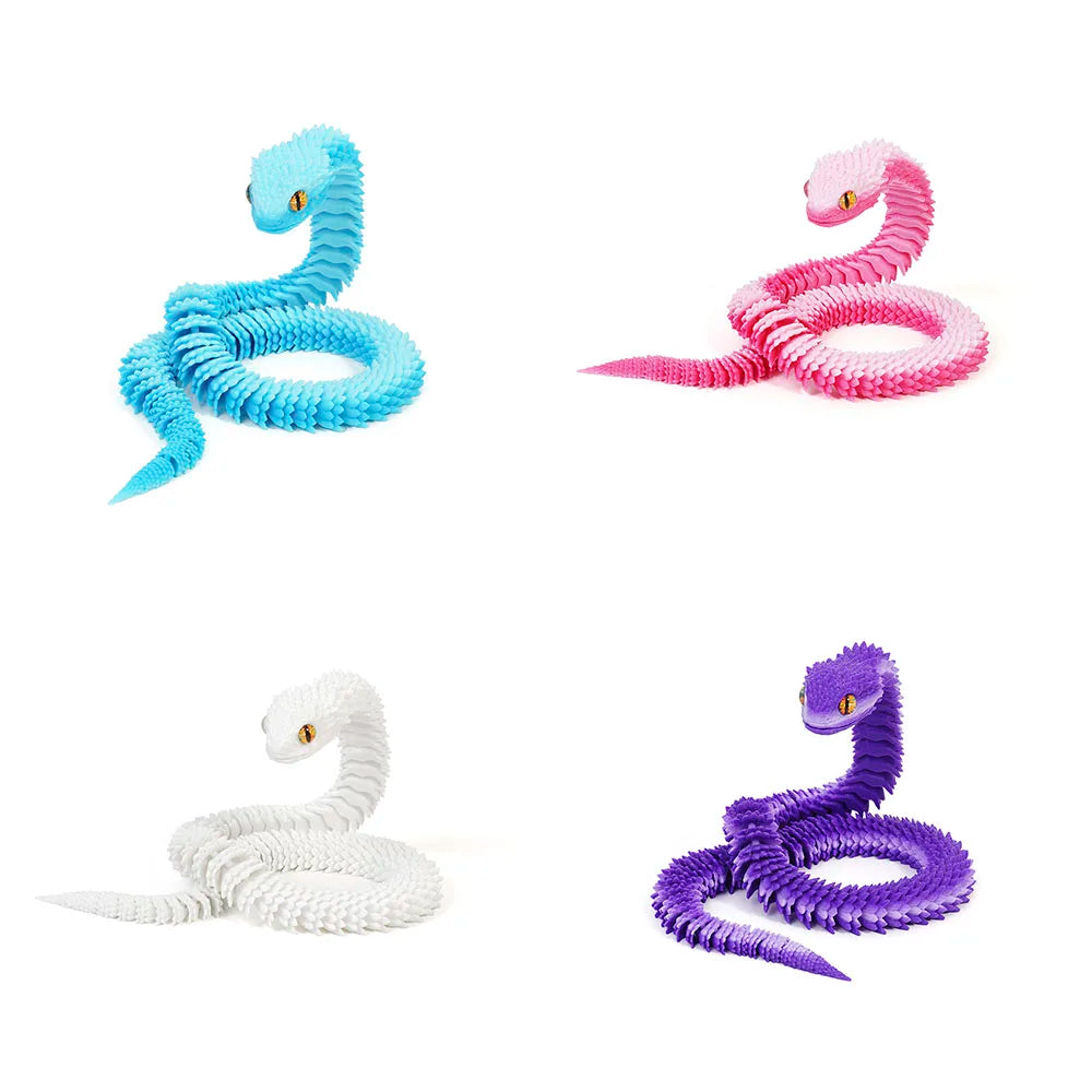 3D Printed Colorful Snake