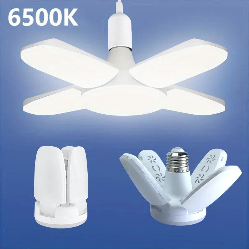 E27 Foldable Fan LED Bulb