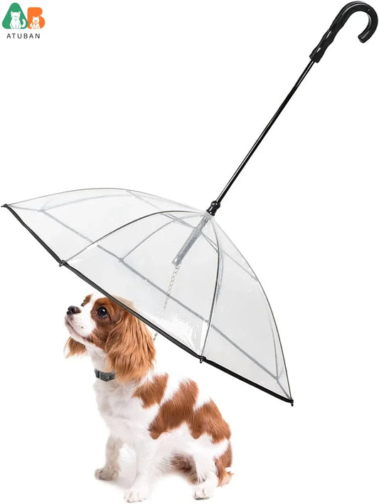 ATUBAN Clear Dog Umbrella