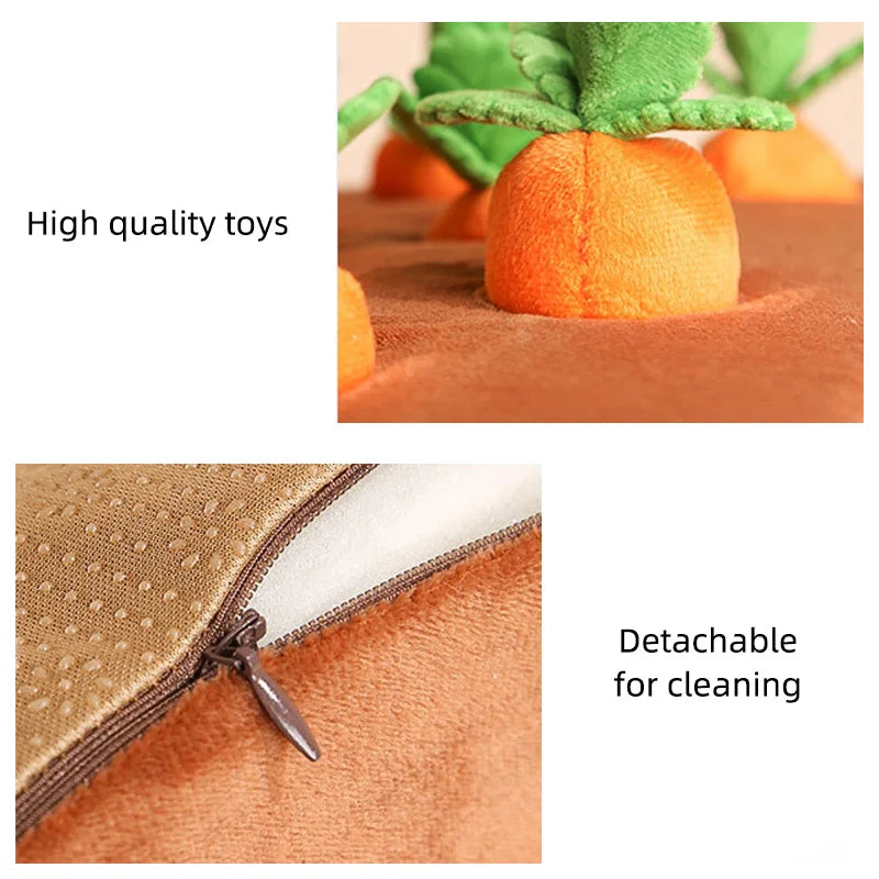 NONOR Carrot Puzzle Chew Toy
