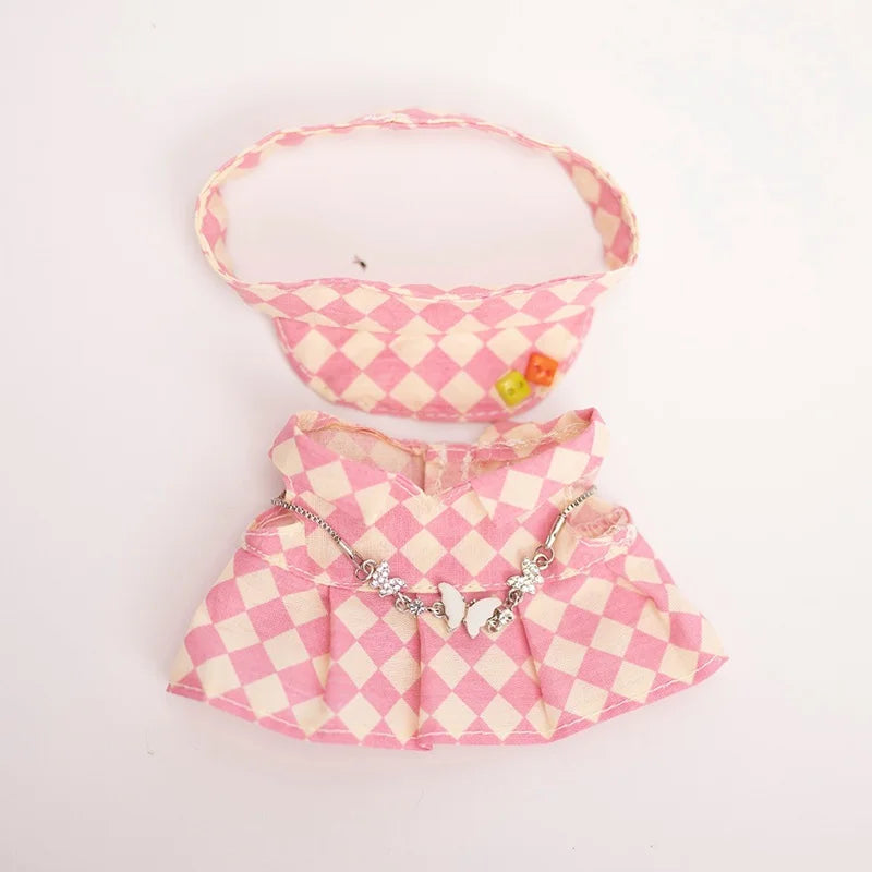 Yoocour Labubu Checkerboard Tennis Outfit