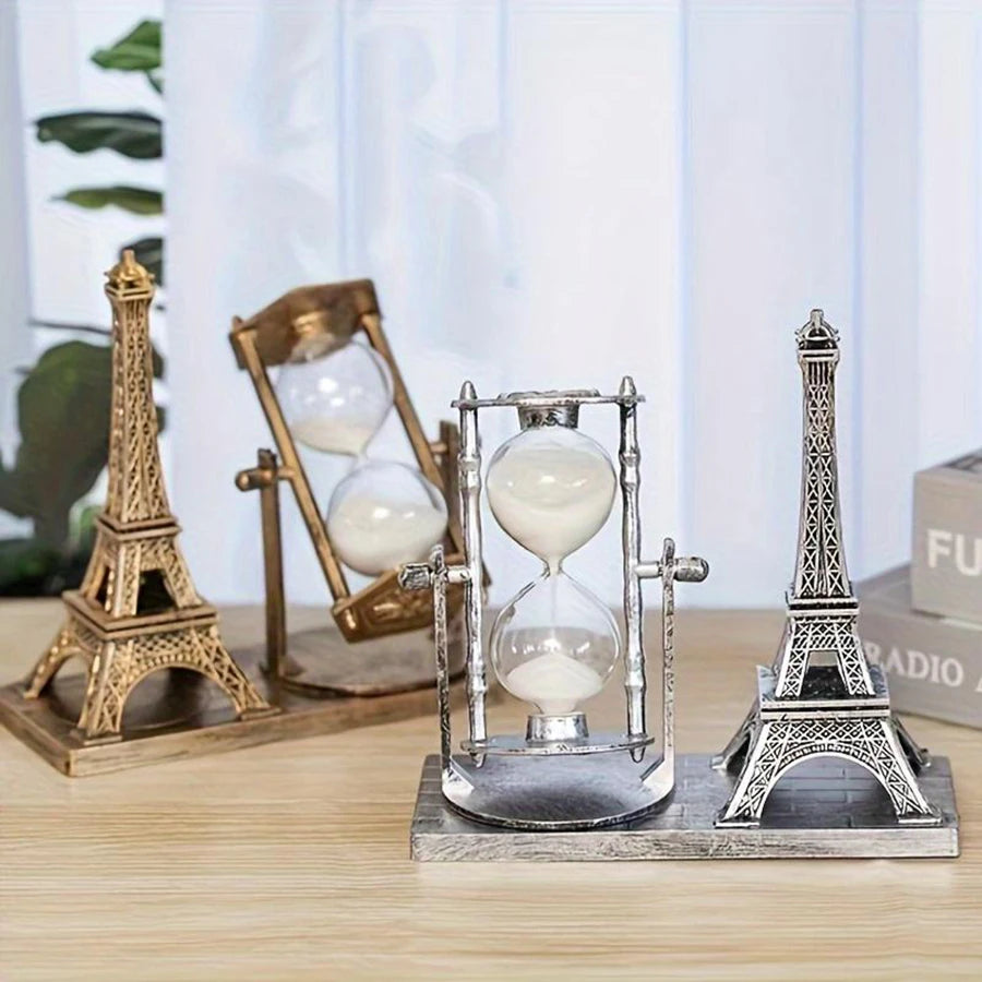 Vintage Eiffel Tower Hourglass