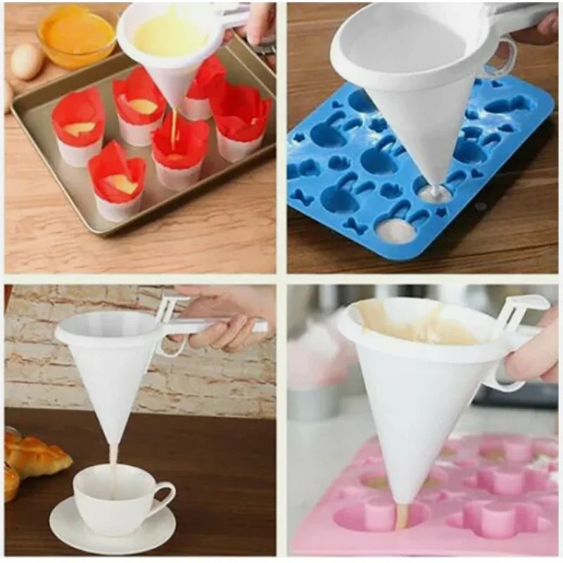 Adjustable Handheld Baking Funnel