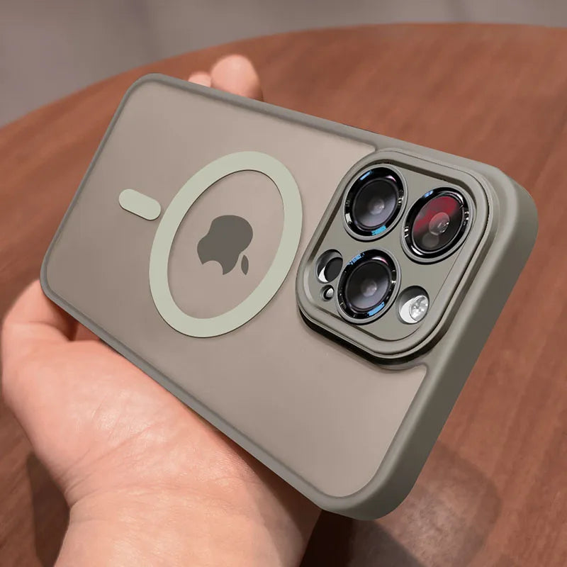 Luxury Matte MagSafe iPhone Case