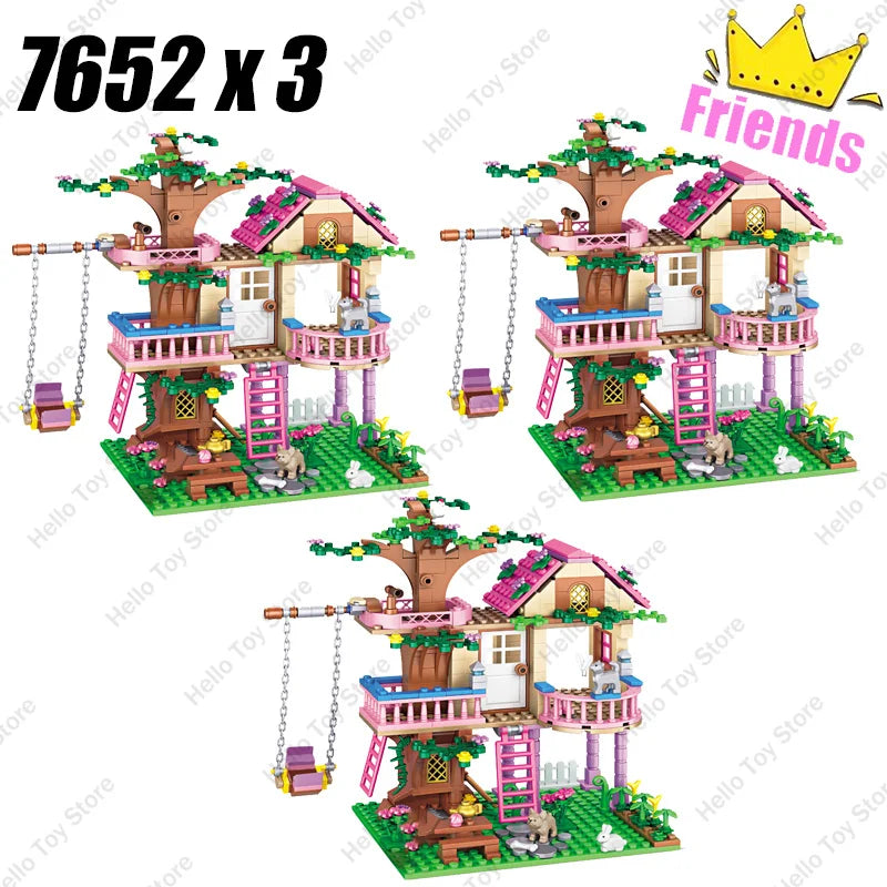 Girls Tree House Blocks
