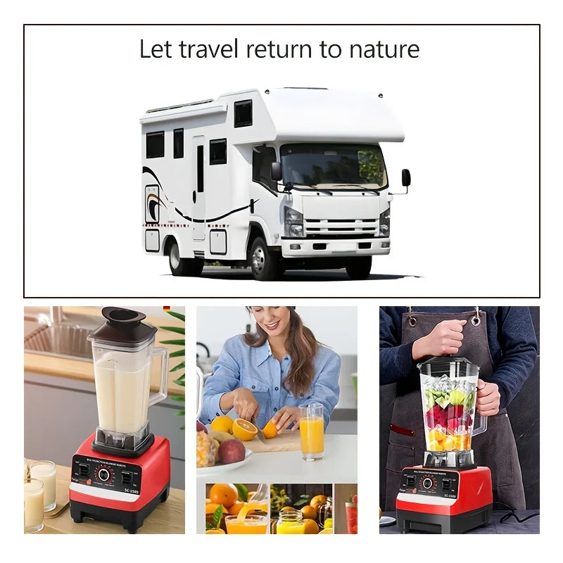 Red RV Multifunctional Blender