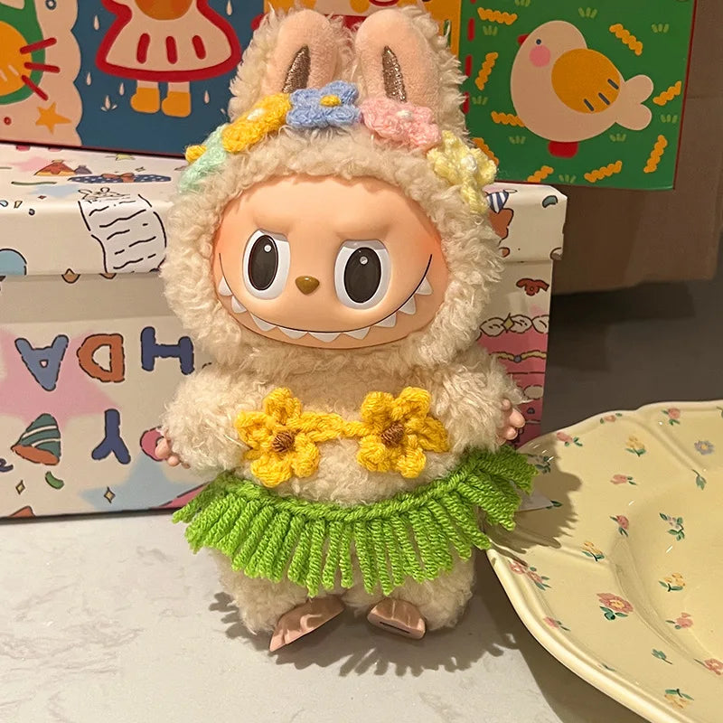 Labubu Bib & Hairband Outfit Set