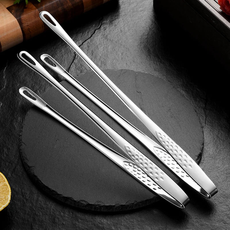 Stainless Steel Kitchen Grill Tongs
