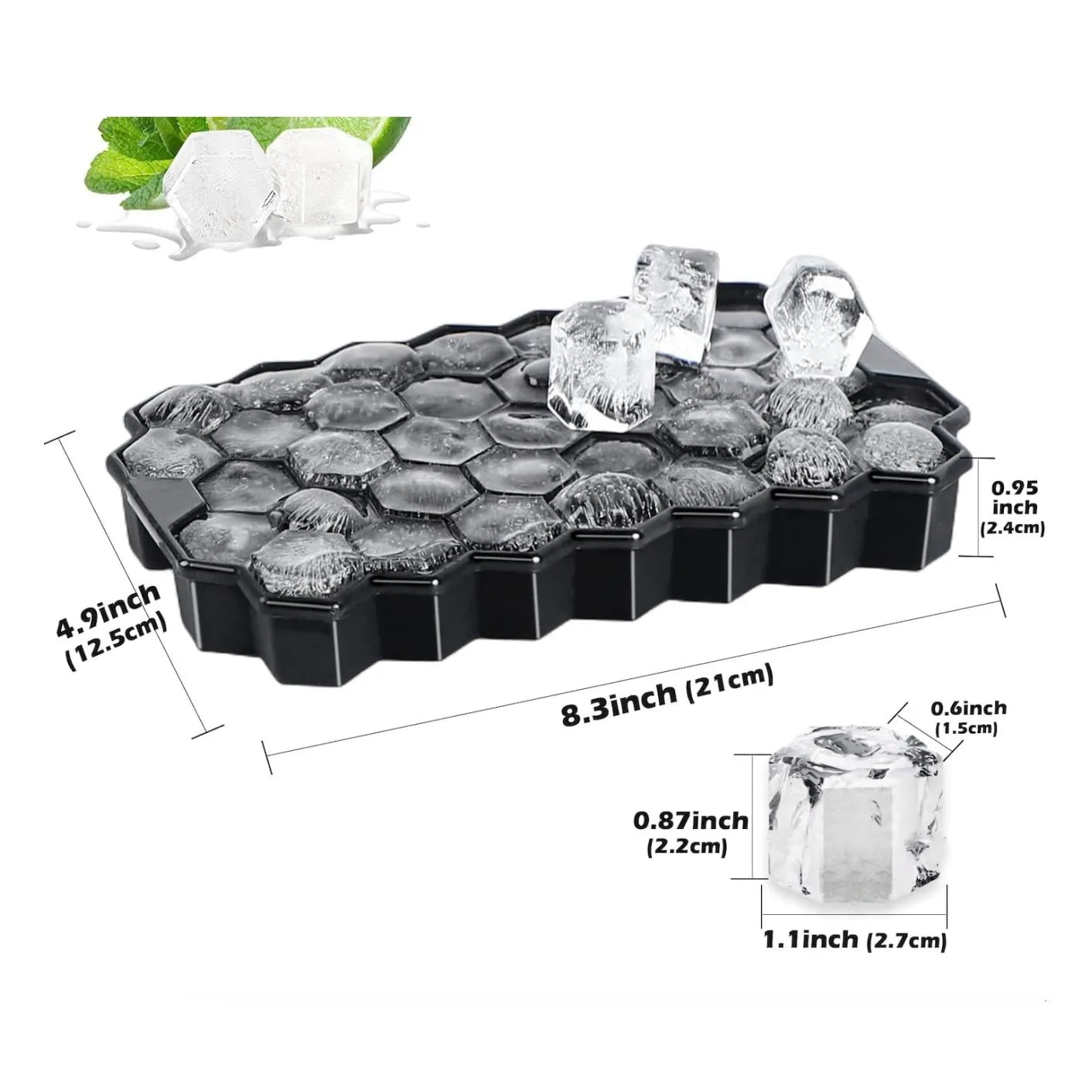 Silicone Easy Release Ice Tray