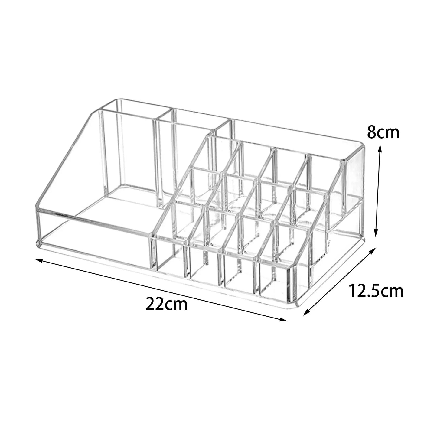16-Slot Lipstick Holder Organizer
