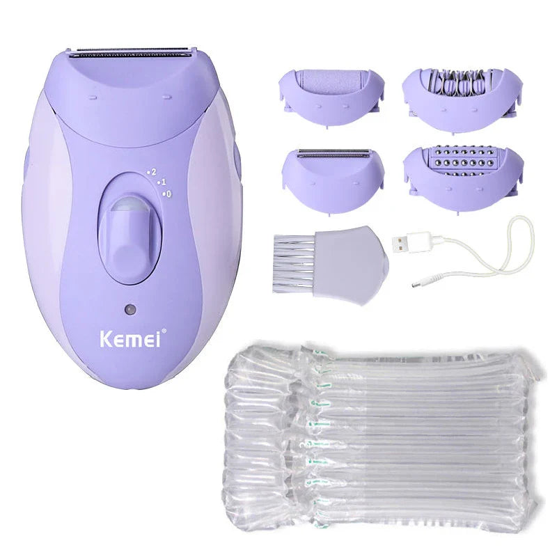 Kemei 4-In-1 Women Epilator Shaver