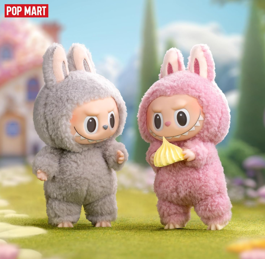 Pop Mart Labubu The Monsters Tasty Macarons Sesame Bean Vinyl Plush Pendant