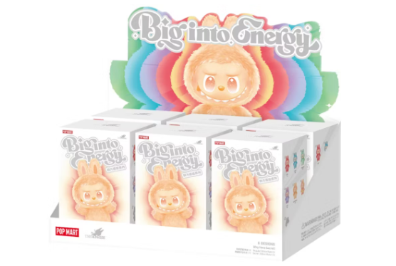 Pop Mart Labubu The Monsters Big Into Energy Series Happiness Vinyl Plush Pendant