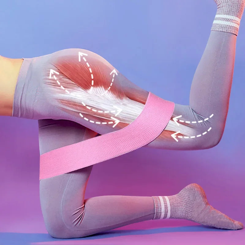 Fabric Resistance Hip Booty Bands