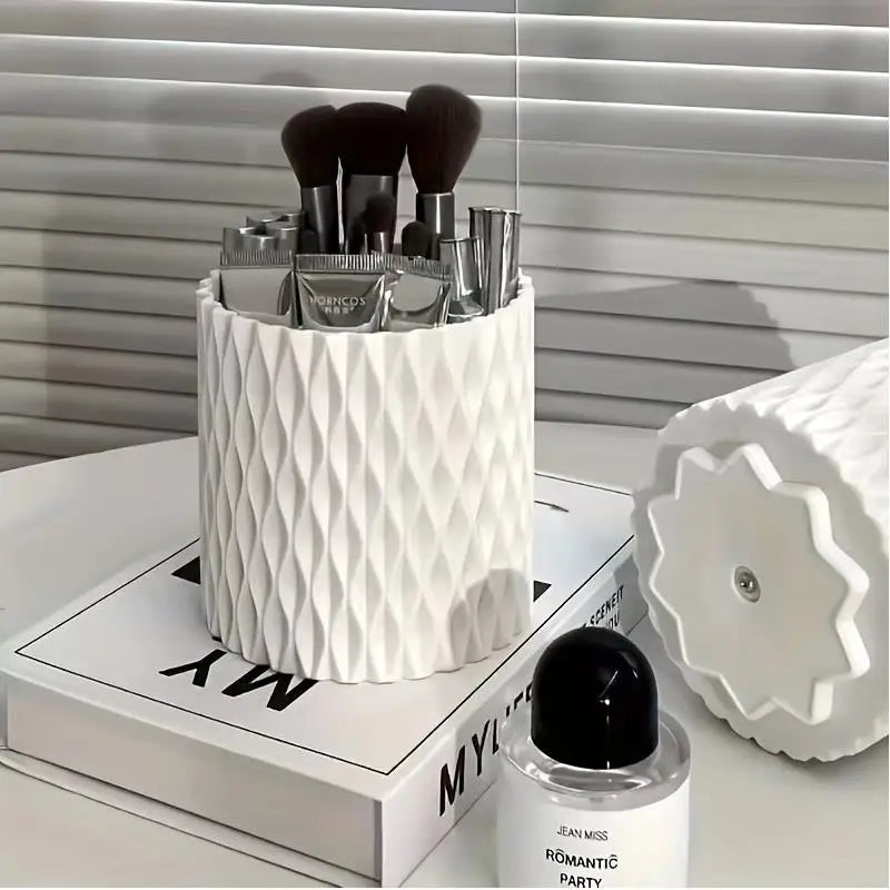 360° Rotating Brush Storage Bucket