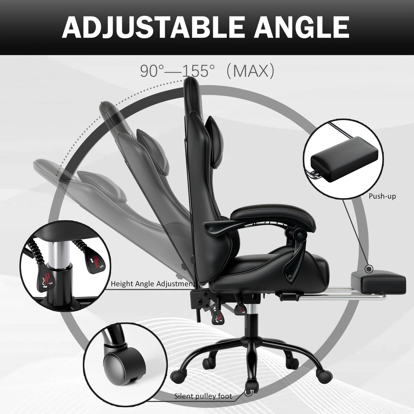 AnYu Furniture Ergonomic Racing Gaming Chair