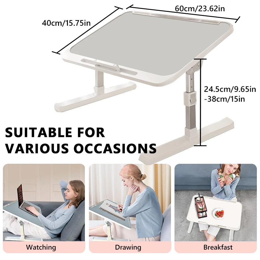 LIUSHADUOLA Foldable Adjustable Laptop Desk