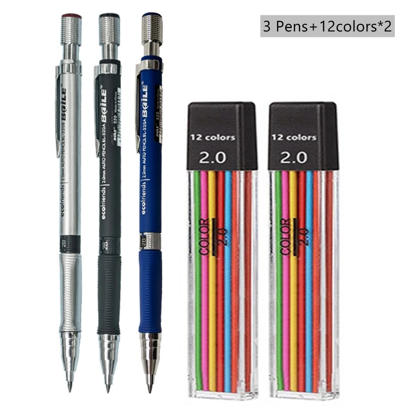 2.0mm Mechanical Pencil Set