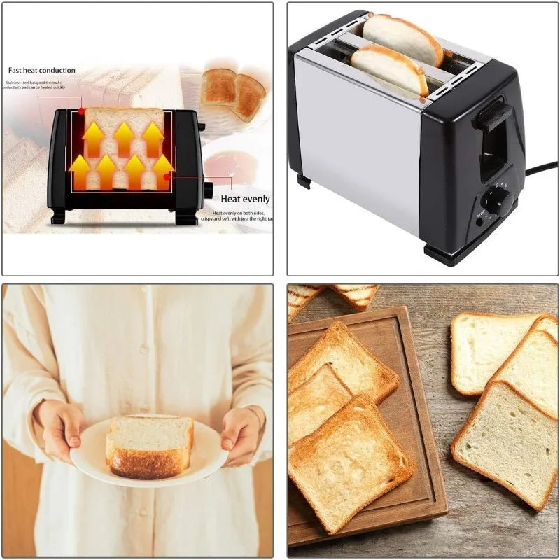 DUTRIEUX 2-Slice Stainless Steel Toaster