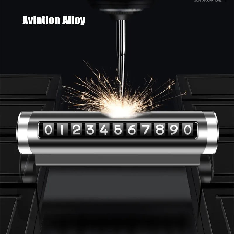 Metal Car Parking Number Plate