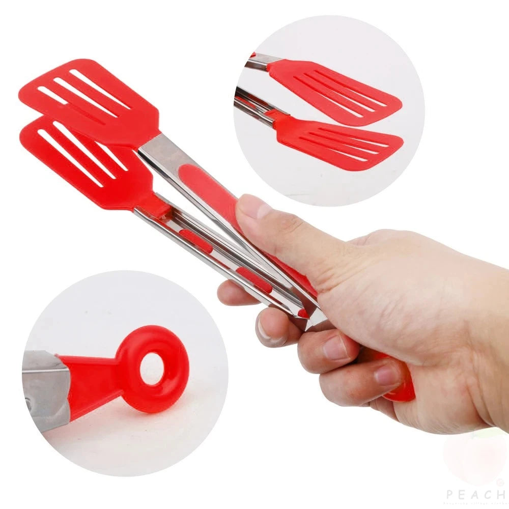 Non-Stick Stainless Steel Tongs