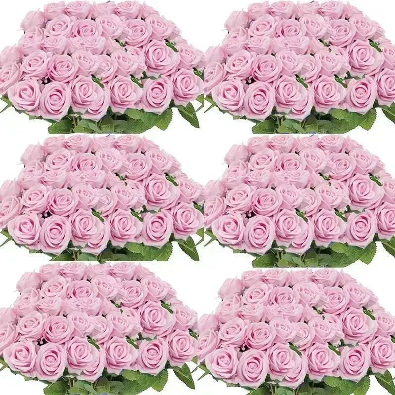 Velvet Artificial Rose Bouquet