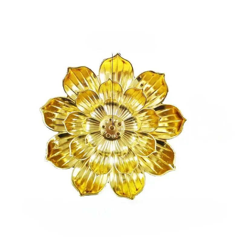Alloy Lotus Incense Burner
