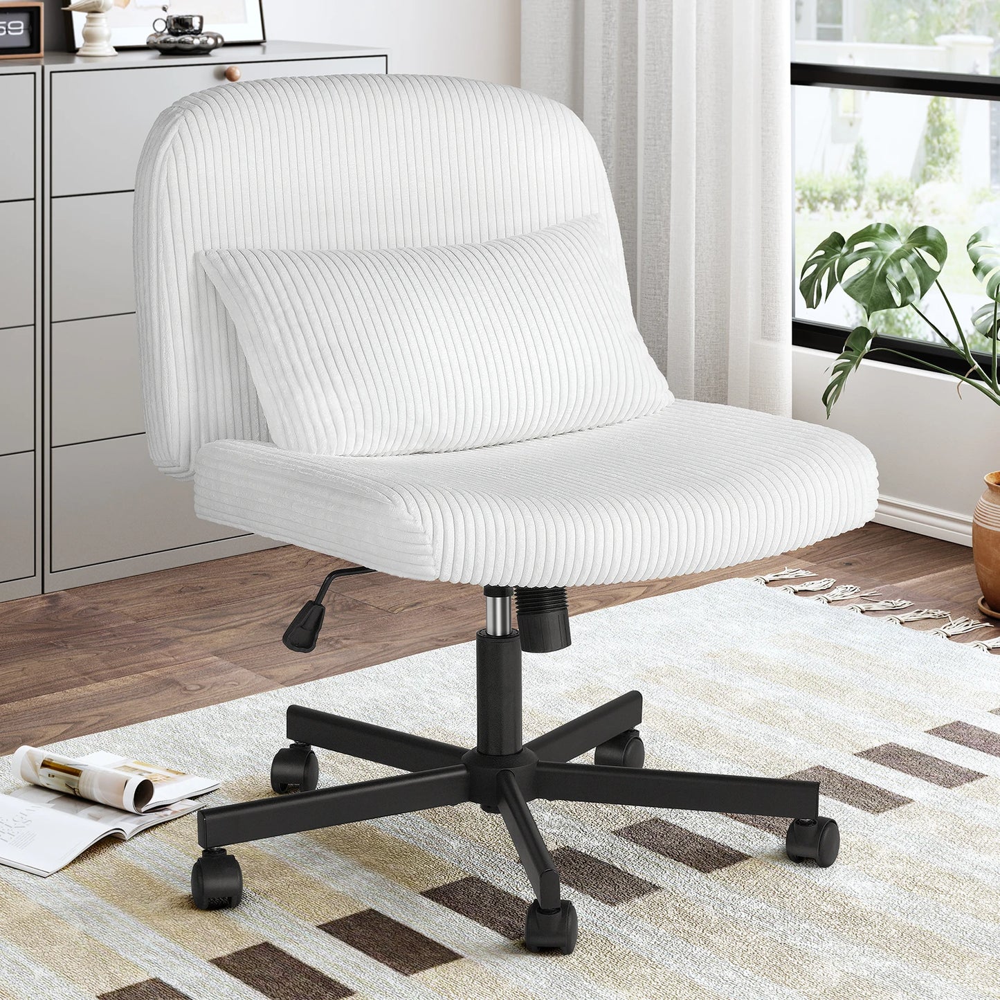 ONBRILL Massage Cross-Leg Office Chair