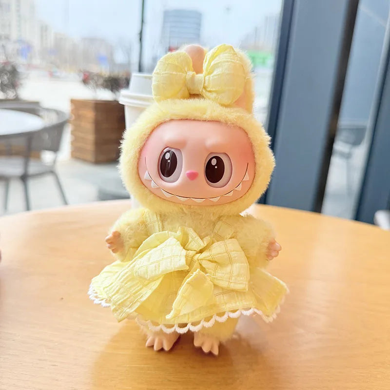 Black Camellia Labubu Outfit