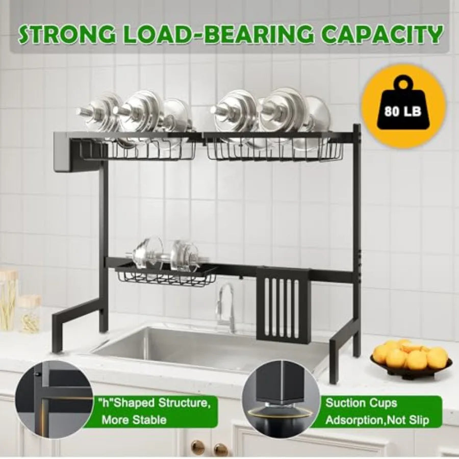 Adjustable Over Sink Dish Rack