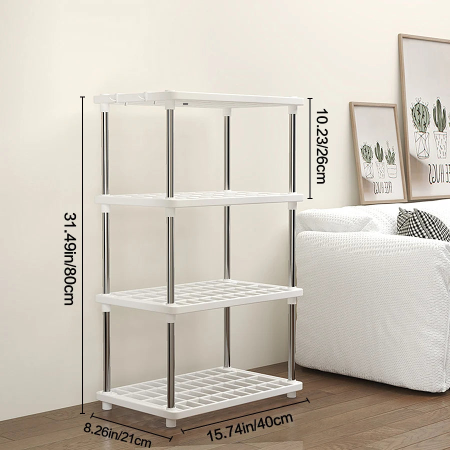 4-Layer Multi-Functional Storage Rack
