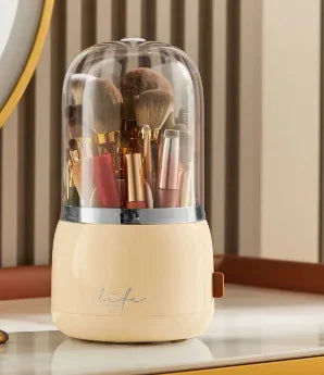 360° Rotating Clear Makeup Organizer